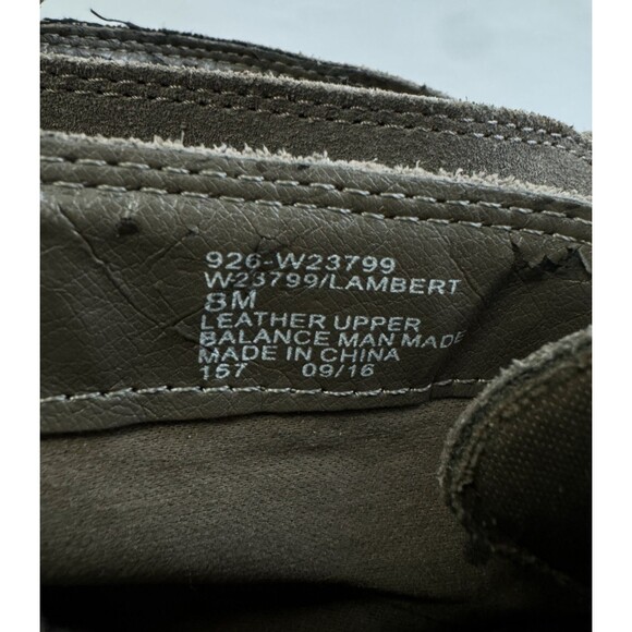 White Mountain Lambert Gray Suede Wedge Ankle Booties Womens 8M Lace Up - Picture 12 of 12